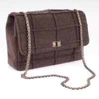 Chanel Brown Felted Wool Tweed Chocolate Bar Handbag - Sold for $2,304 on 05-17-2026 (Lot 641).jpg